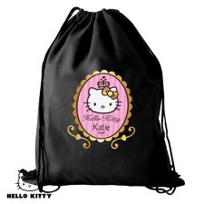 Personalised Hello Kitty Chic Canvas Drawstring Kit Bag